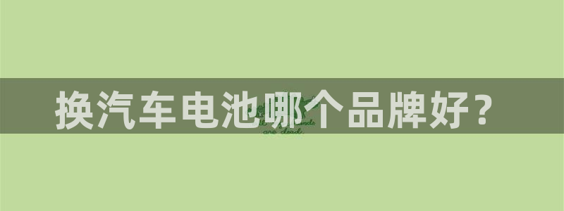 优发国际手机版客户端下载安装：换汽车电池哪个品牌好？