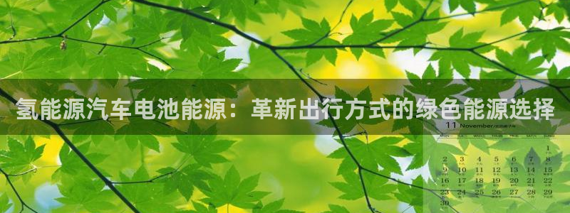 优发国际平台u8是什么：氢能源汽车电池能源：革新出行方式的绿色能源选择