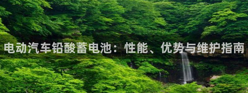 优发国际官方网手机版下载苹果：电动汽车铅酸蓄电池：性能、优势与维护指南