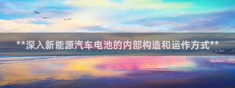 优发国际VIP网址：**深入新能源汽车电池的内部构造和运作方式**