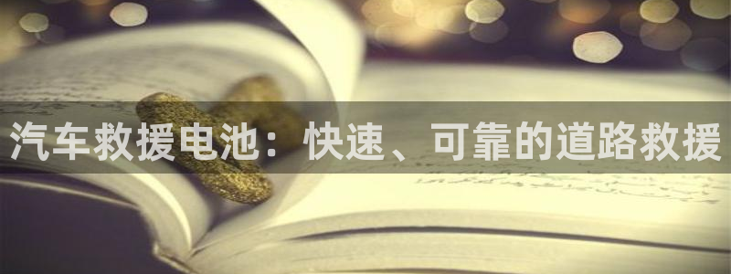 优发国际官网手：汽车救援电池：快速、可靠的道路救援